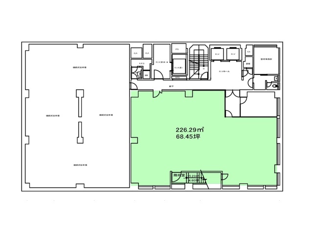御堂筋エスジービル 大阪府 大阪市中央区 のb1階68 45坪の空室情報 Quickconsulting