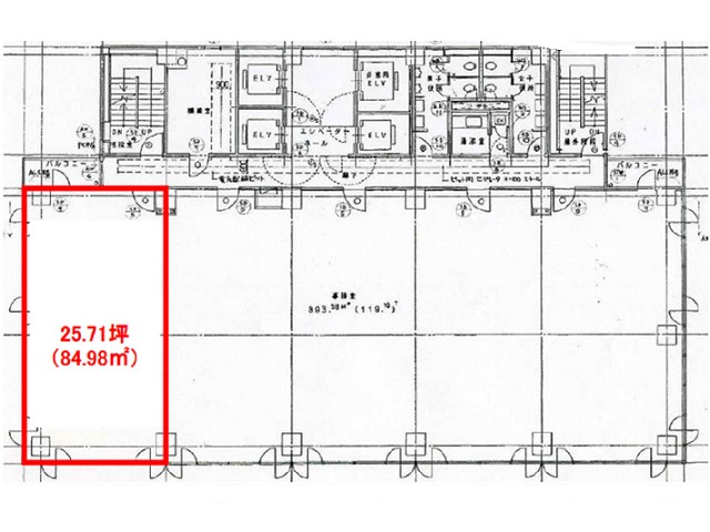 ジブラルタ生命松山ビル基準階間取り図.jpg