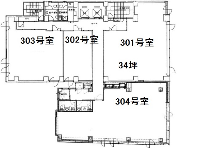 江戸(日本橋本町)基準階間取り図.jpg