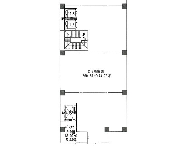 (仮称)今泉1丁目ビル（旧：スーツセレクト跡)基準階間取り図.jpg