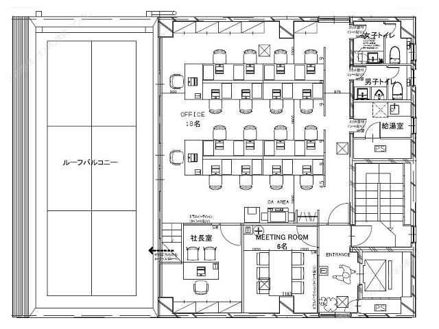 天龍（三崎町）基準階間取り図.jpg