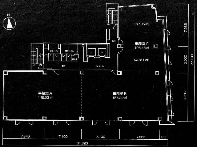 基準階間取り図プライム本町ビル　.jpg