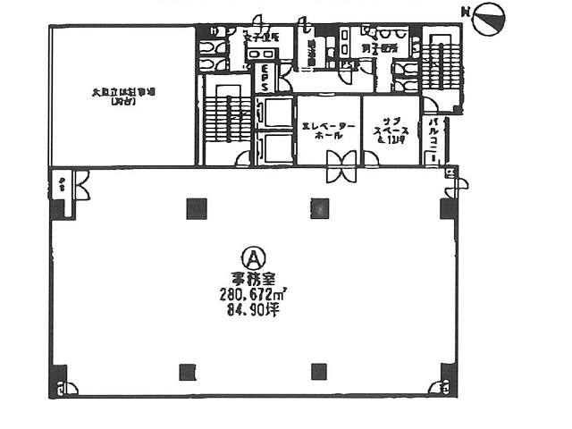 エレル新宿基準階間取り図.jpg