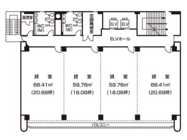 堺第一生命館　基準階間取り図.jpg