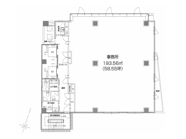 M.BALANCE仙台一番町基準階間取り図.jpg