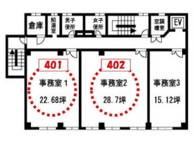 福岡印刷会館ビル基準階間取り図.jpg