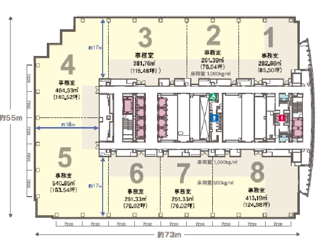 赤坂Bizタワー分割基準階間取り図.jpg